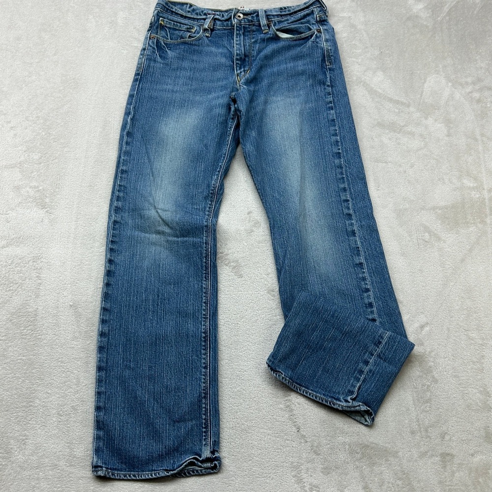 X2 Denim Laboratory Jeans Mens 30 Blue Straight Leg Cotton Stretch‎ Casual Pants